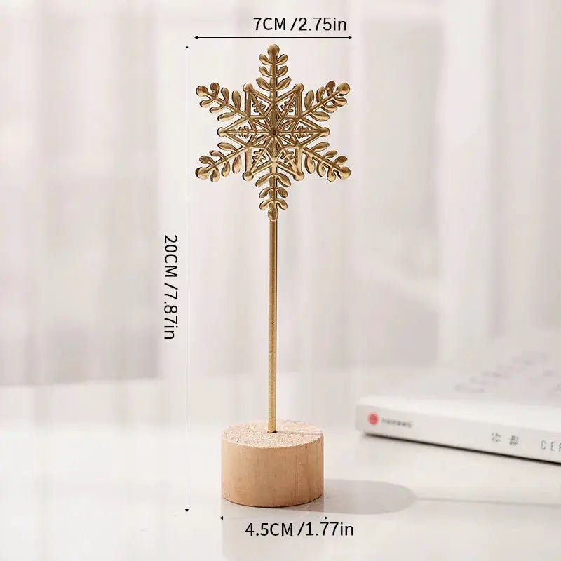 Nordic Style Iron Ginkgo Leaf Ornament 1 Piece Luxury Metal Home Decor for Living Room Foyer and Wine Cabinet - Simples Market