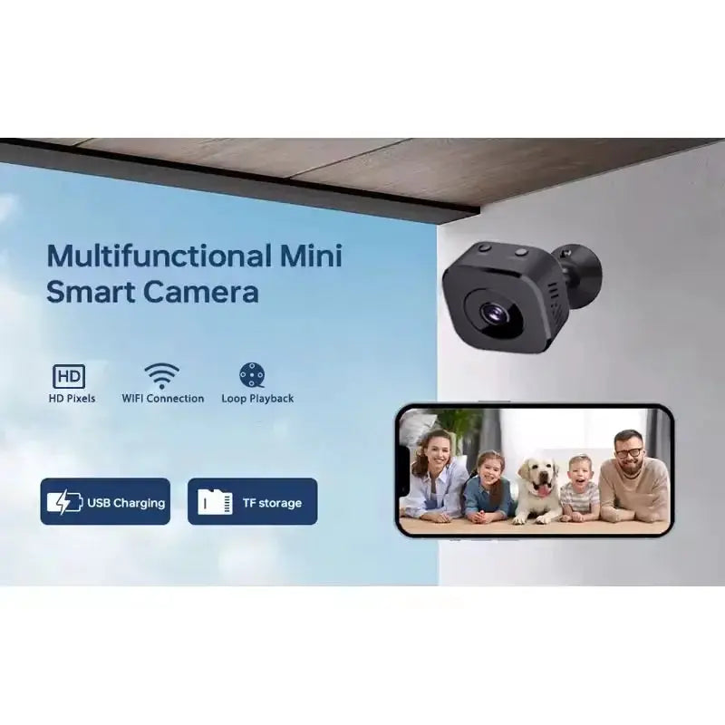 Mini HD Camera 1080P WiFi Wireless Monitoring Home Security Remote Surveillance Smart Home