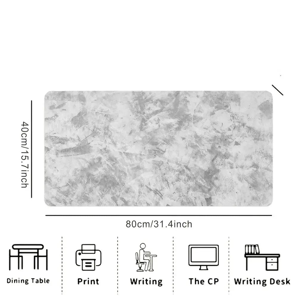 Large Line Texture Mouse Pad With Durable Stitched Edges Non Slip Base For Office Gaming And Study