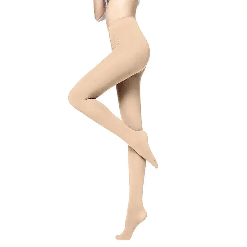 Fashion women's seamless nude tights, footed 80D nylon stockings for spring, autumn and winter
