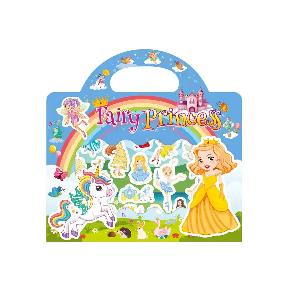 Reusable Scene Sticker Books For Kids Diy Puzzle Stickers Cartoon Animals Learning Cognition Toys Gift