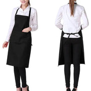 ChefGuard Adjustable Unisex Waterproof Polyester Cooking Apron With Pockets For Kitchen And Barbecue