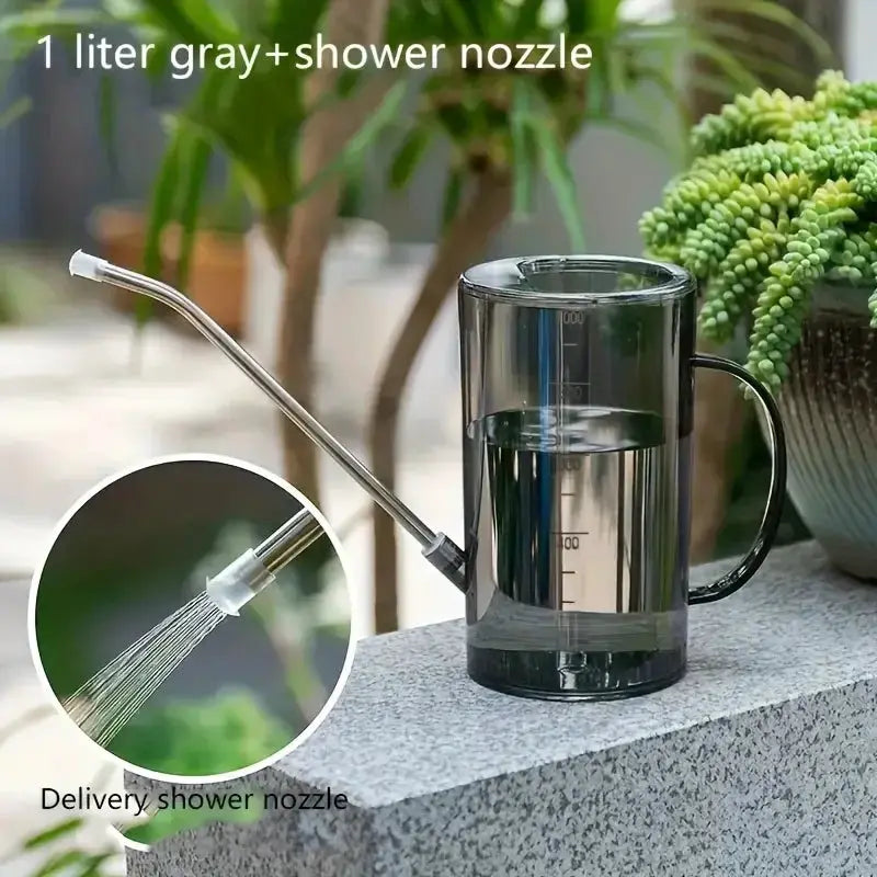1L Long Spout Watering Can And Gardening Shovel Set For Indoor Outdoor Plants Garden Irrigation Sprayer Pot