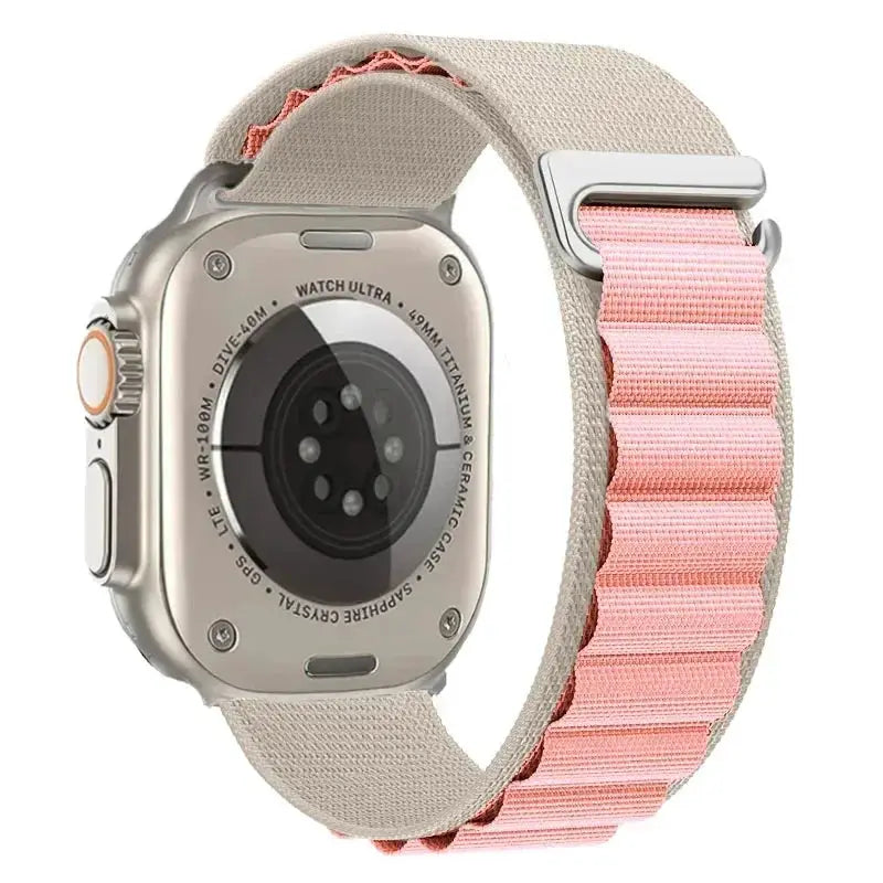 Alpine Loop Band for Apple Watch Ultra 49mm 11 10 9 8 7 46mm 42mm 45mm 41mm Nylon Wristband iWatch Series 6 5 4 SE 44 40mm Strap