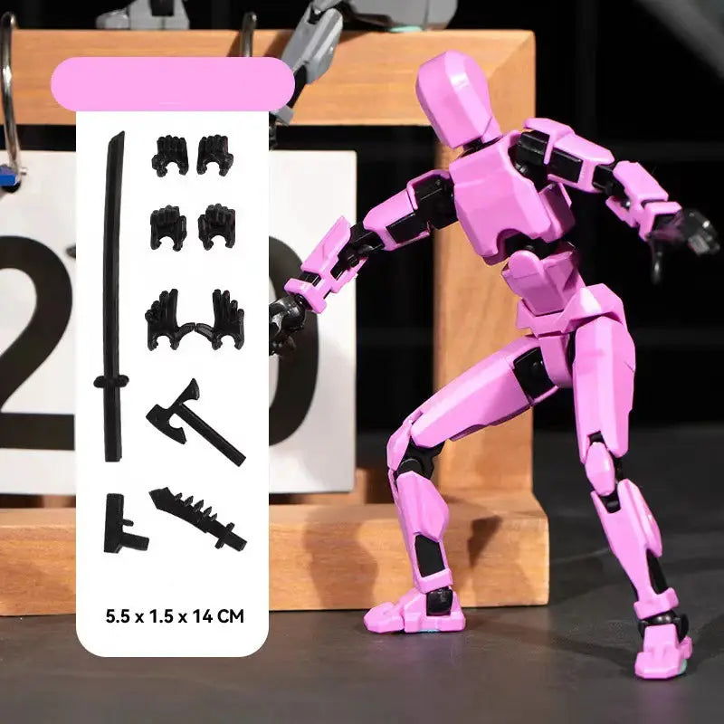 T13 3D Printed Movable Multi Jointed Action Figure Set Lucky 13 Nova 13 Collectible Figures