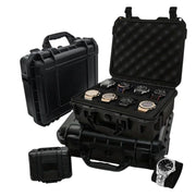 TimeGuard 8 By 15 Slot Watch Collection Storage Box Moisture Proof Mildew Resistant Thickened Plastic With Sponge Padding