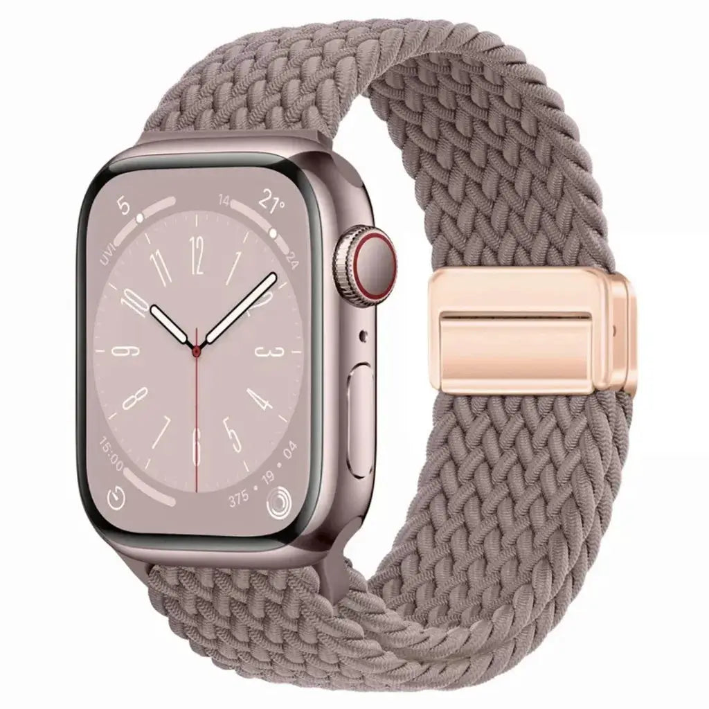 Nylon Braided Band Strap Compatible For Apple Watch S10 46mm 44mm 40mm 45mm 49mm 41mm 38mm iWatch series se 10 7 3 5 6 8 9 Ultra