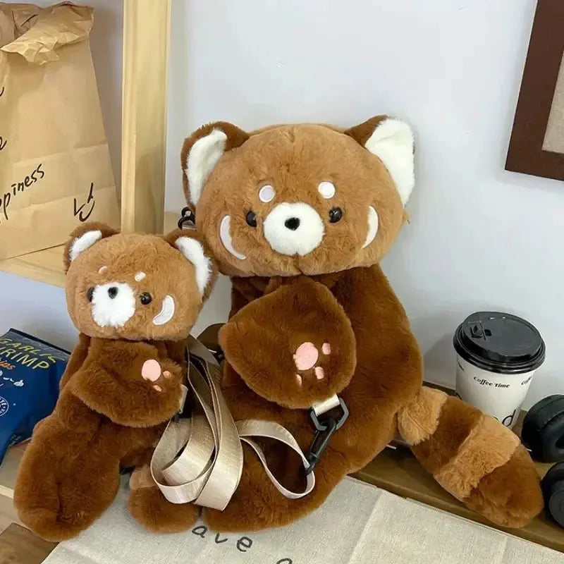 Red Panda Plushie Backpack - Simples Market