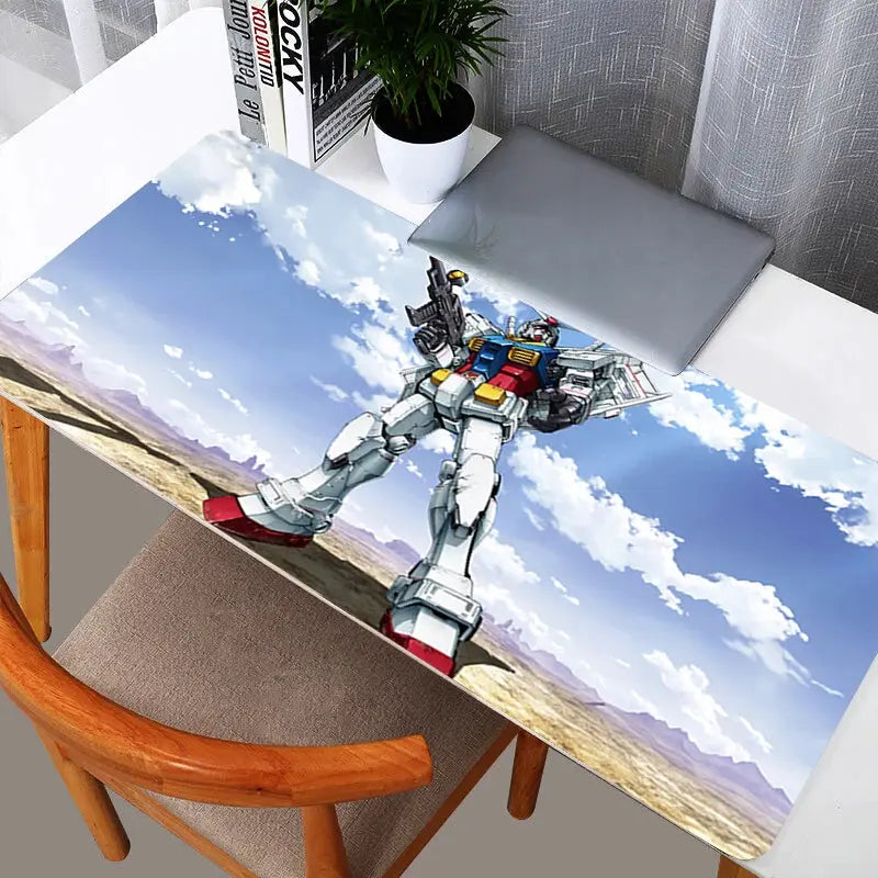 RX 78 2 Gundam Mechanical Warrior Anime Mouse Pad For Gaming Desk Mat PC Keyboard Varmilo Table