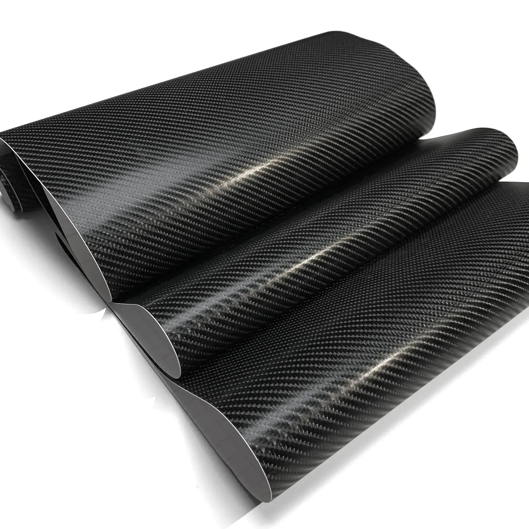2D-9D carbon fiber wrap roll with glossy black finish for car and motorcycle use by Simples Market