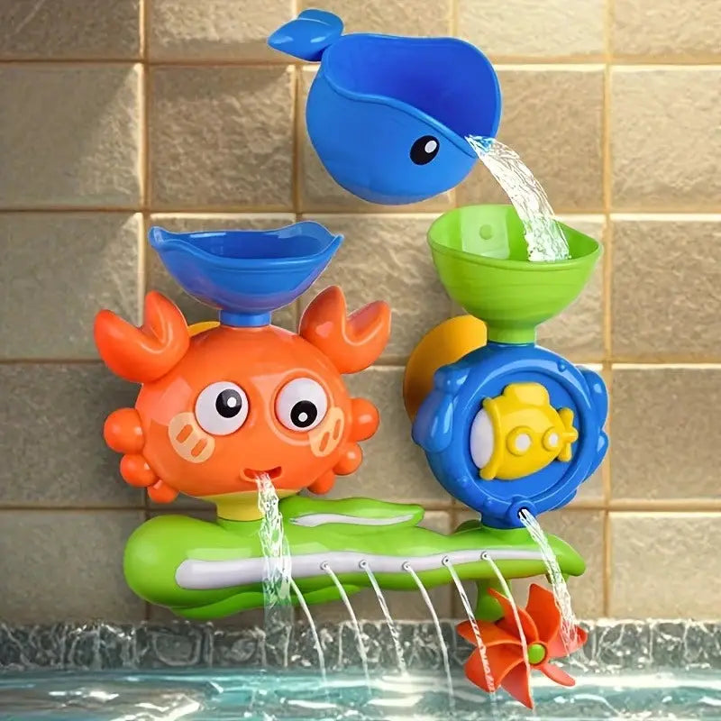 Interactive Suction Cup Bath Toy Set for Kids and Toddlers, Ideal Gift for Halloween and Christmas