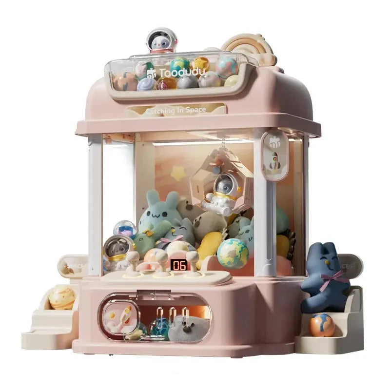 Big Size DIY Doll Machine Coin Operated Mini Claw Crane Game For Kids And Adults Home Arcade Gift