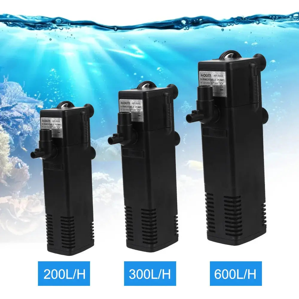 Low Level Submersible Water Filter Pump For Aquarium And Turtle Tank With EU Plug For Oxygenation And Water Circulation