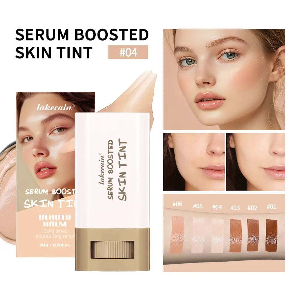 LuminaSkin Skin Tint Foundation Stick Serum Boosted Hydration High Coverage for Natural Plump Finish