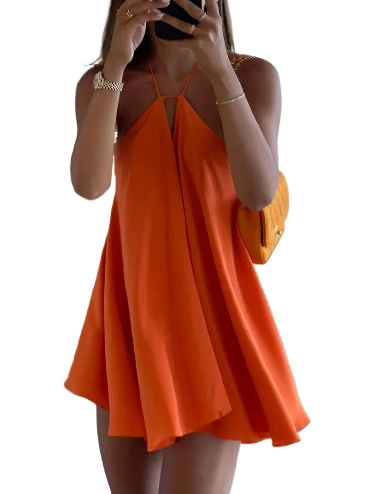 Sexy Off Shoulder Party Dress 2025 Women Elegant Backless Beach Dress