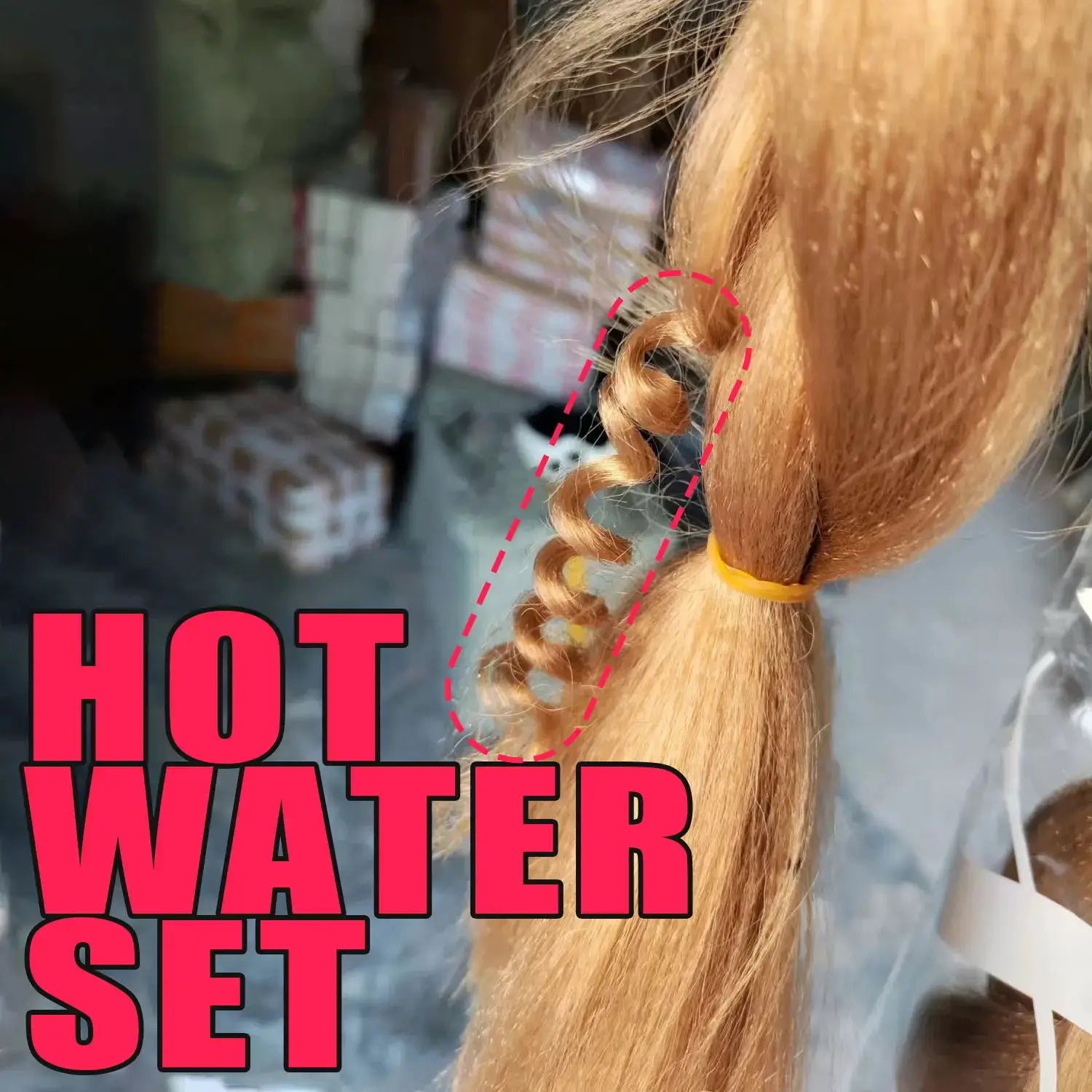 Kanekalon jumbo braiding hair extension set, 82in, blonde, pre-stretched 165g, Simples Market