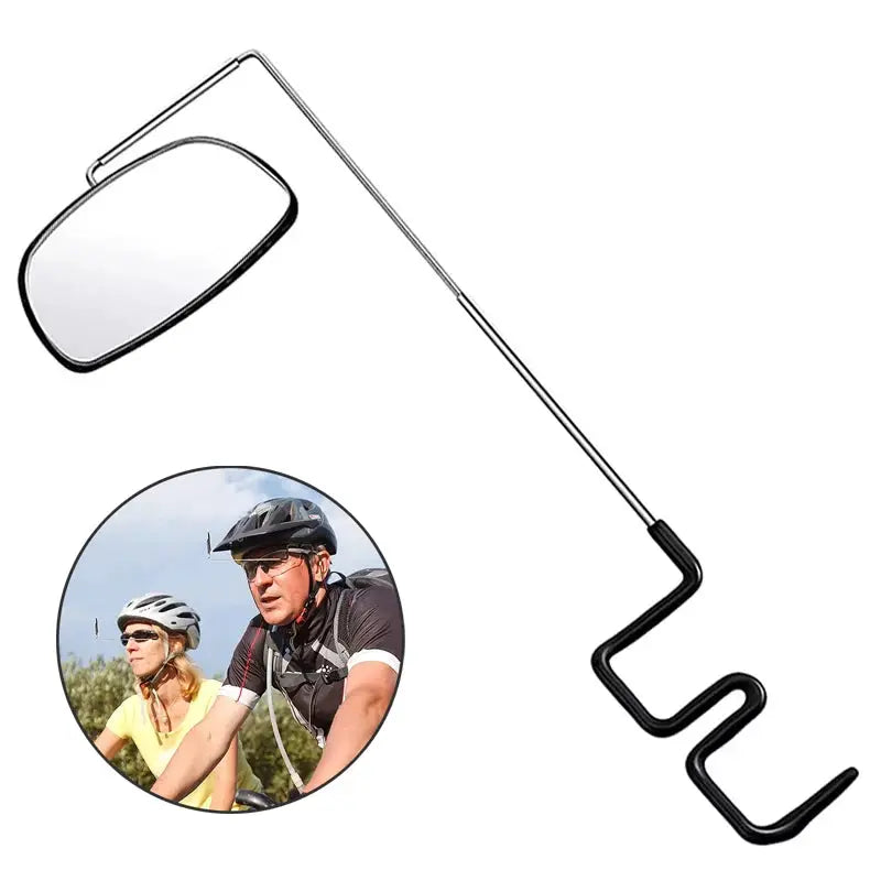 2 Piece Set Bicycle Rearview Mirrors 360 Degree Adjustable Rotatable Universal Handlebar Mount for MTB and Road Bikes