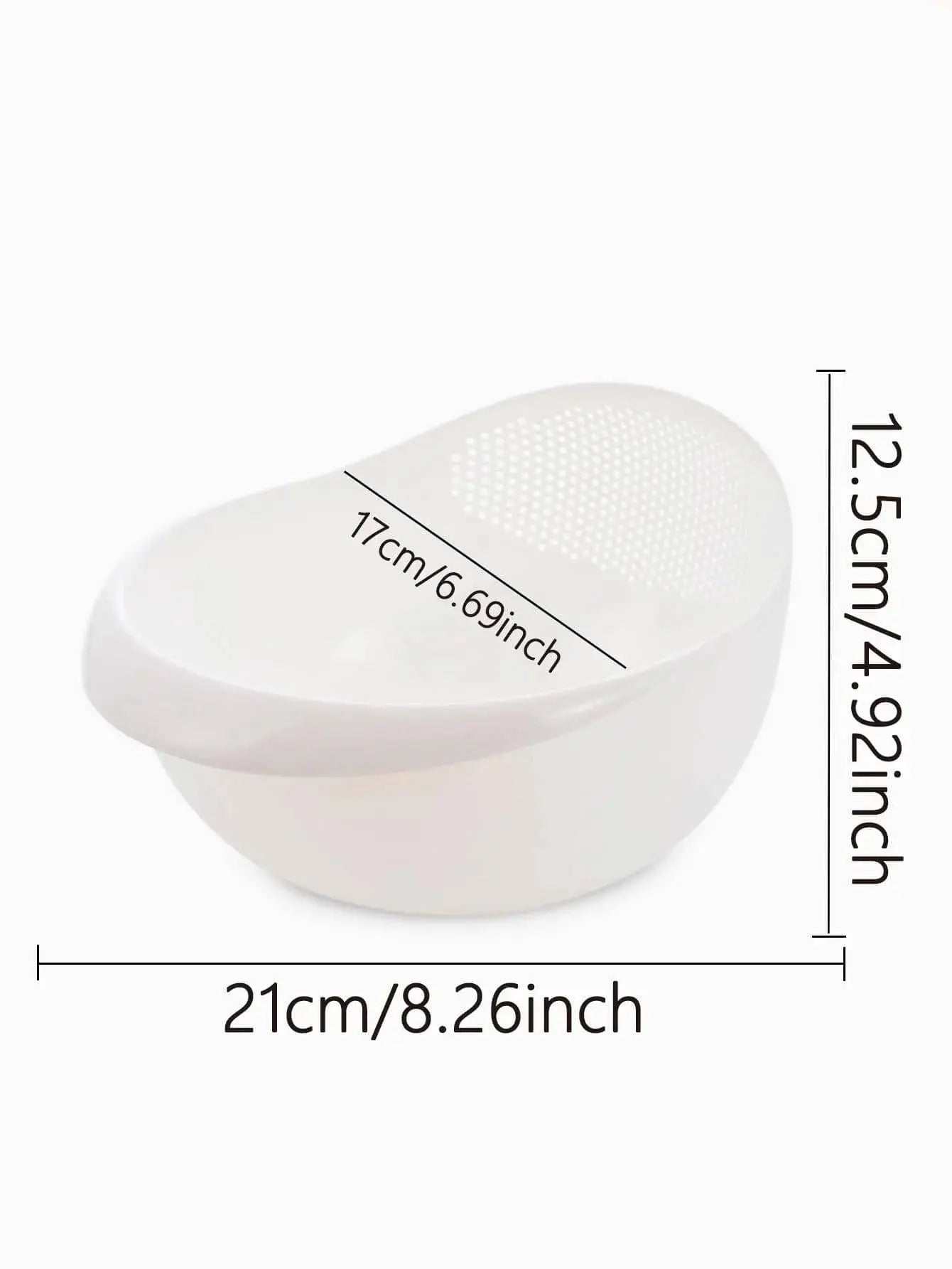 Three In One Colander Rice Bowl Drain Basket With Handle For Fruit Vegetables Washing Kitchen Organizer