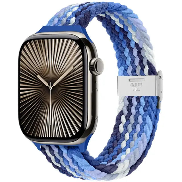 Strap For Apple watch band 46mm 45mm 44mm 49mm 40mm 41mm 42mm Braided loop correa bracelet iWatch series 10 8 9 7 5 2030