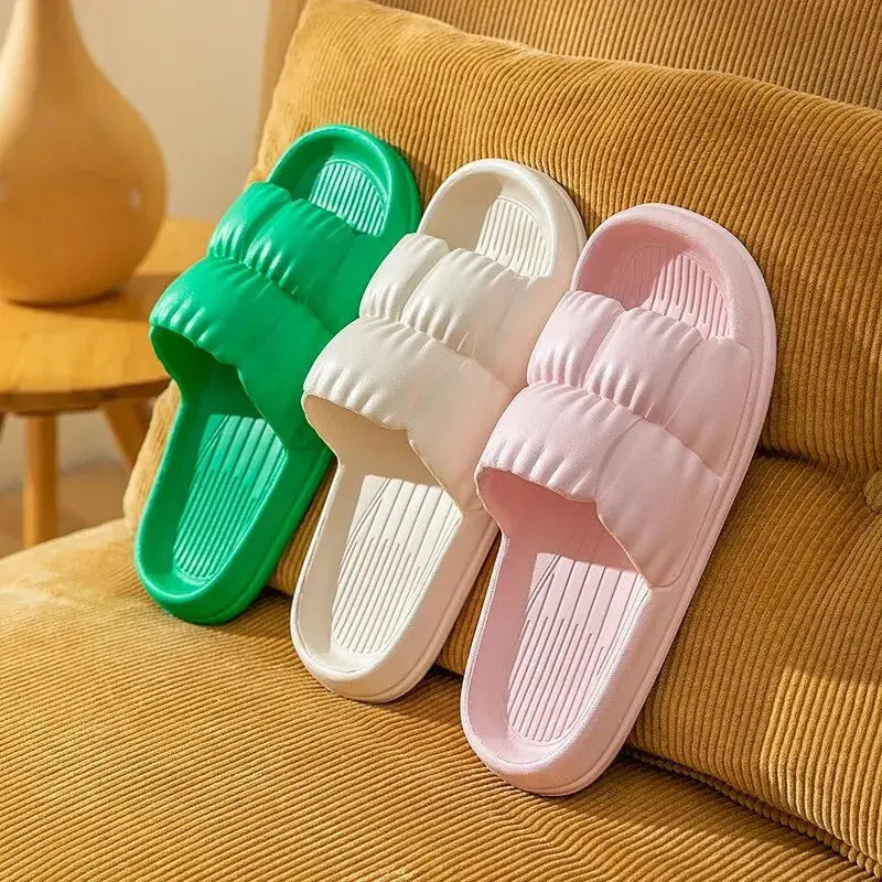 HomeComfort Soft Bottom Slippers Unisex Non Slip EVA Bath Slippers With Cushioned Sole For All Day Comfort