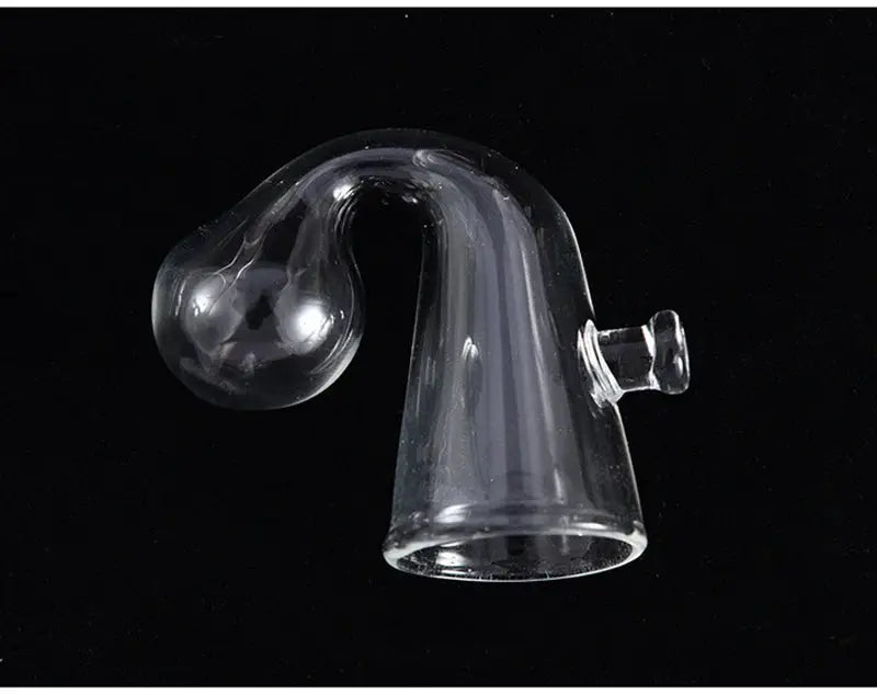 Clear glass aquarium CO2 drop checker for plant tanks, CO2 indicator fluid tester.