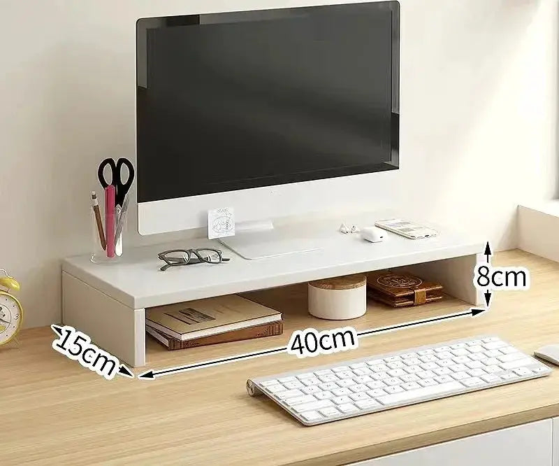 Monitor Riser Stand Ergonomic Laptop Stand Desk Organizer Keyboard Storage For Home Office
