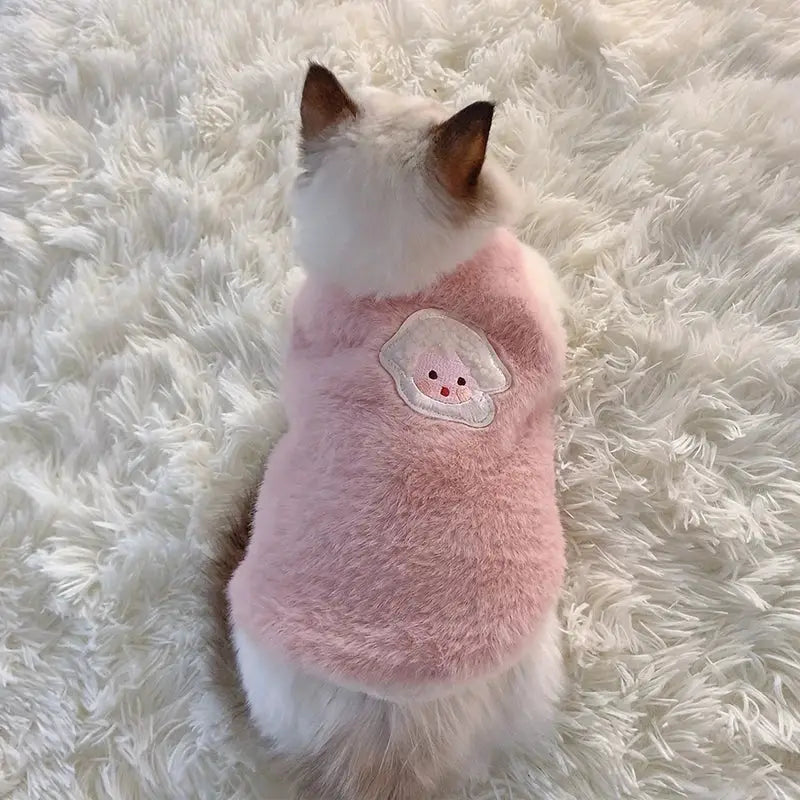Winter Cat Sweaters and Vests for Kittens and Small Cats Warm Cozy Pet Apparel for Winter