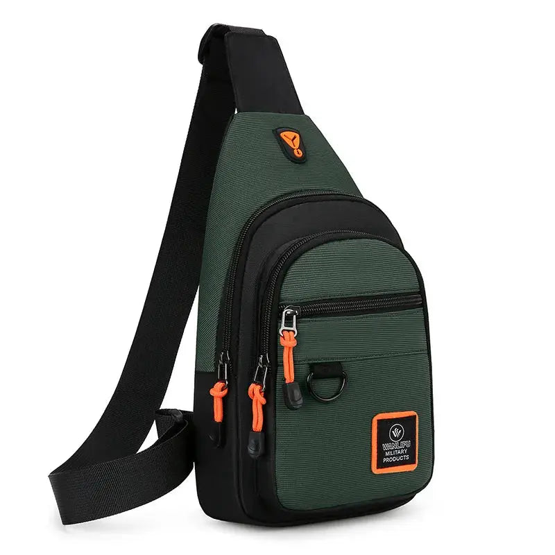 TrailMate Men's Outdoor Shoulder Bag Waterproof Crossbody for Hiking and Travel Gear