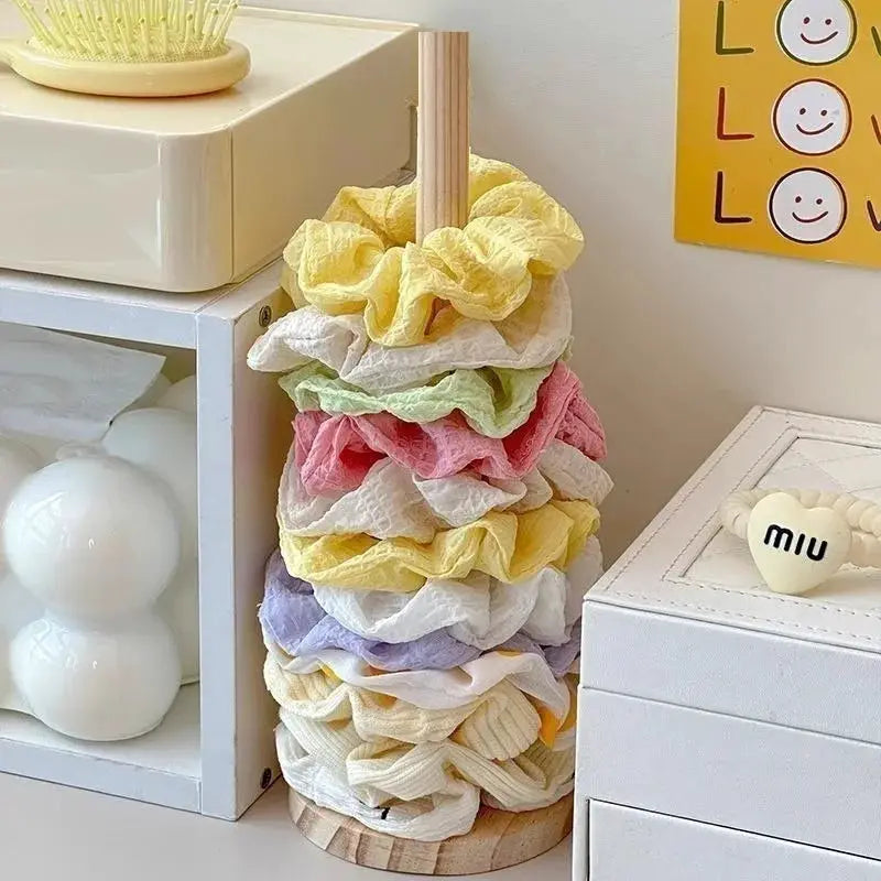 Vertical Wooden Bracelet Holder Tabletop Display Stand For Watches Bracelets Scrunchies Hair Bands