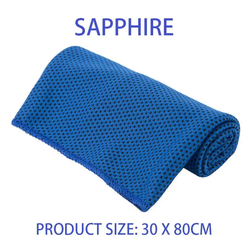 Outdoor Microfiber Quick Dry Ice Towel For Sports Cooling And Fitness Camping Portable Breathable Sweat Wicking Towel