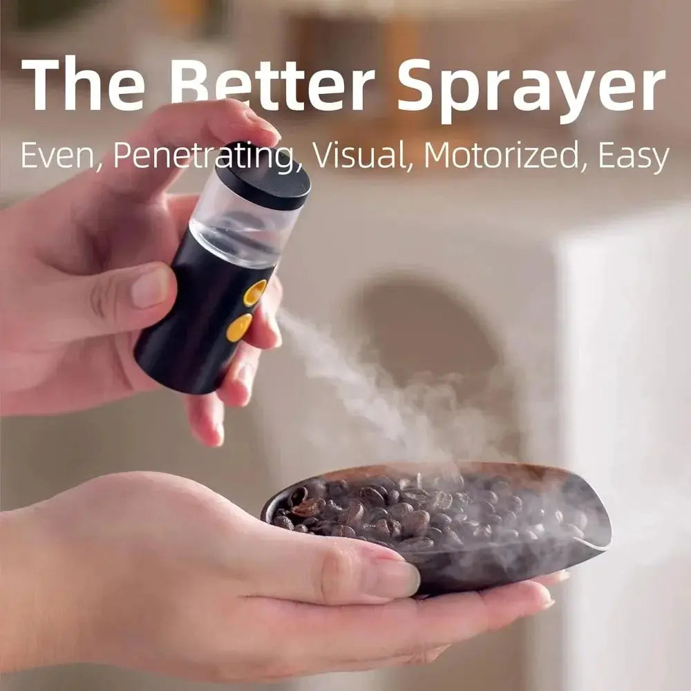 Waking Coffee Beans Nano Sprayer Static Reducer Residue Cleaner Rechargeable Portable Humidifier for Cleaner Grinds