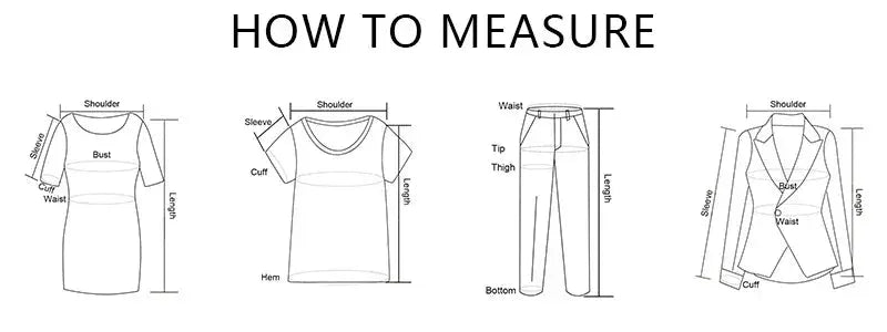 Trendix Elegant Blazer Sets sizing guide by Simples Market showing bust, waist, hip, sleeve and length.