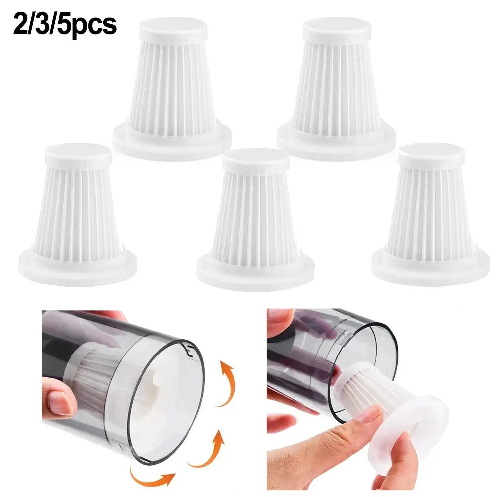 DAZZLEEX Reusable Washable Eco Friendly Vacuum Filter Replacements For Car And Handheld Vacuum Cleaners 2 3 5 10 20 Pcs