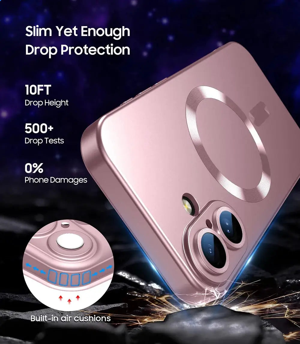 NovaShield MagSafe Silicone Phone Case For iPhone 11 Through 16 Pro Max Plus Magnetic Wireless Charging Protection