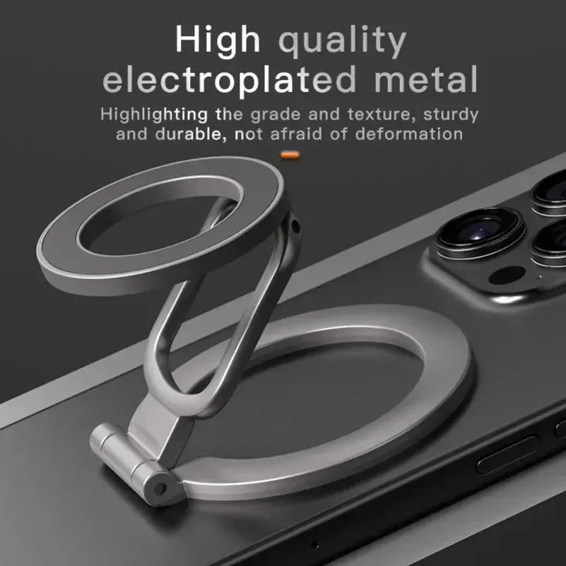 MagGrip Dual Mode Phone Grip With Double Sided Magnetic Ring Stand And Kickstand For MagSafe iPhone 14 15 16 Pro Max