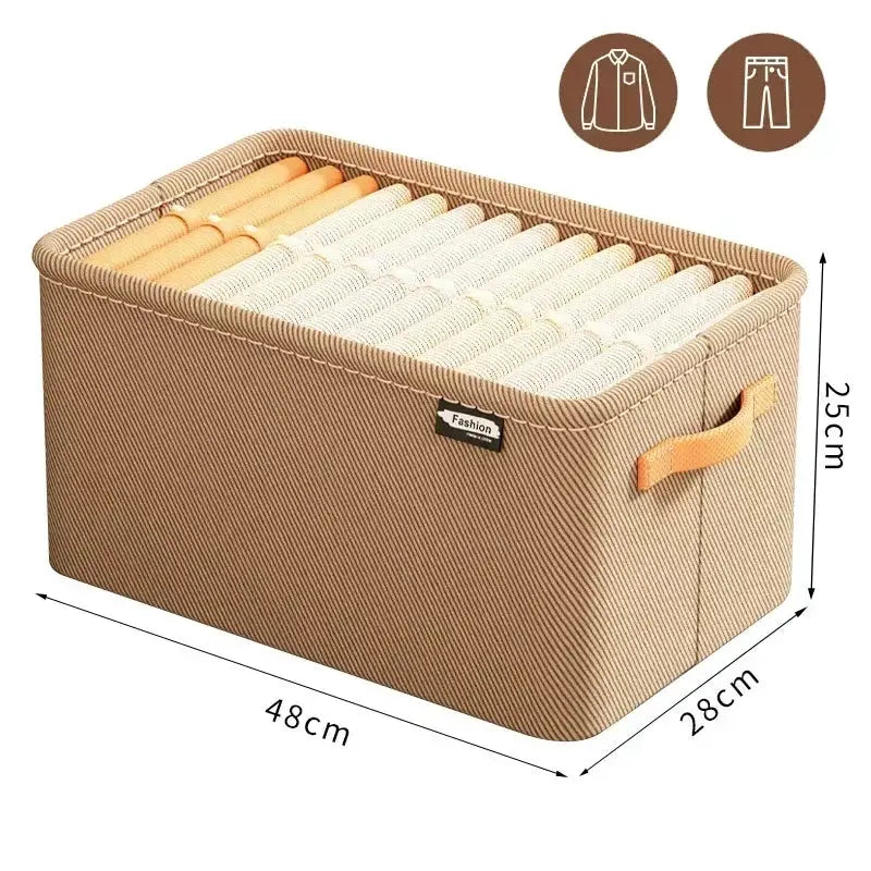 Heavy Duty Clothes Organizer For Wardrobe Storage Cabinets And Drawers To Store Pants Sweaters Jeans And More