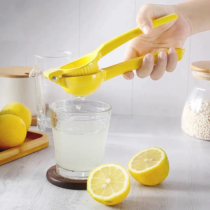 Manual Lemon Squeezer Aluminum Alloy Hand Pressed Orange Fruit Juicer Portable Practical Kitchen Tool For Fresh Citrus
