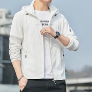 Simples Market 2025 Summer hooded windbreaker jacket white waterproof quick-dry sun protection for men and women