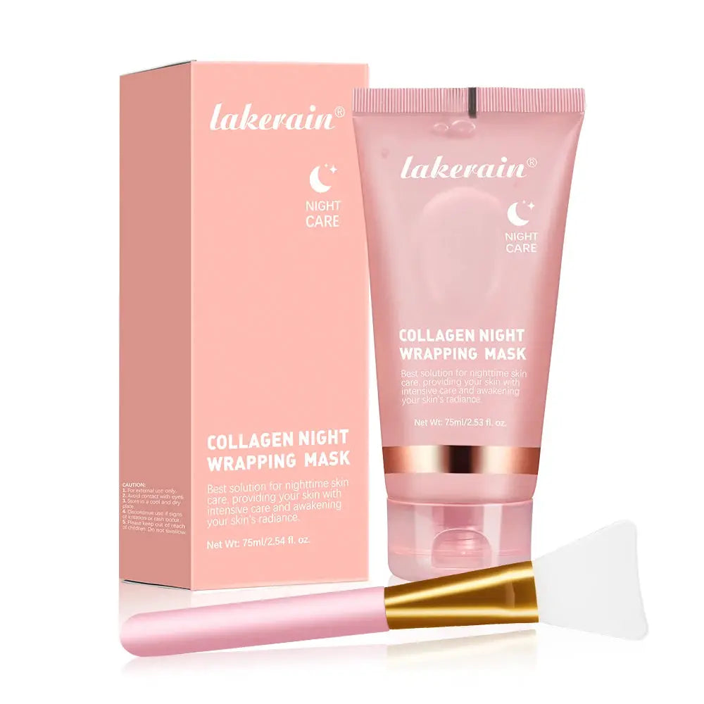Korean Deep Collagen Mask Peel Off For Anti Wrinkle Lifting Overnight Skin Care Bio Pack