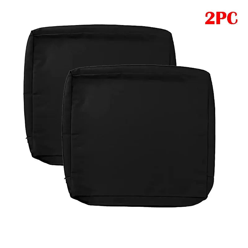 Sofa cushion inner covers, 2-piece, black, Simples Market outdoor replacement covers.