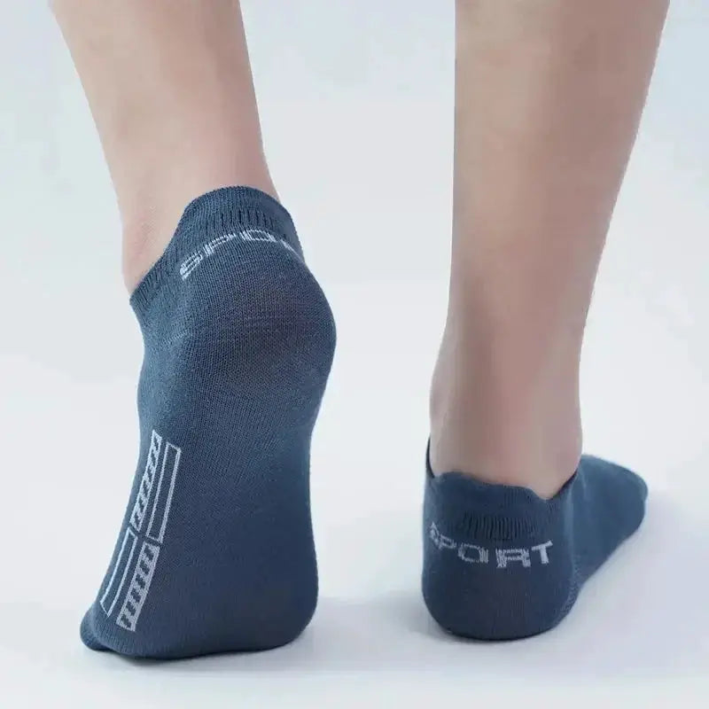 Men's Summer Thin Mesh Breathable Polyester Sports Socks 5 10 20 Pairs Sweat Absorbing Short Socks For Active Wear