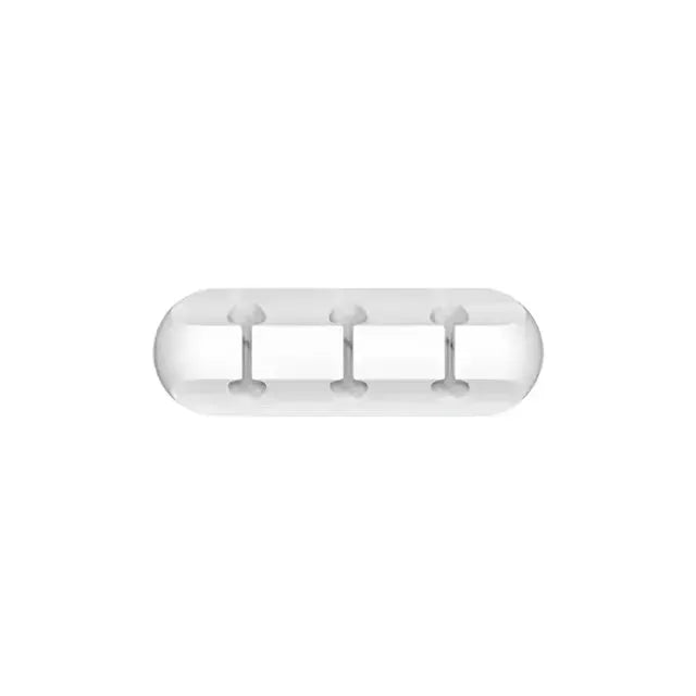 FlexGuard Silicone USB Cable Winder and Wire Organizer with Self Adhesive Clips for Mouse Keyboard Headset iPhone Huawei