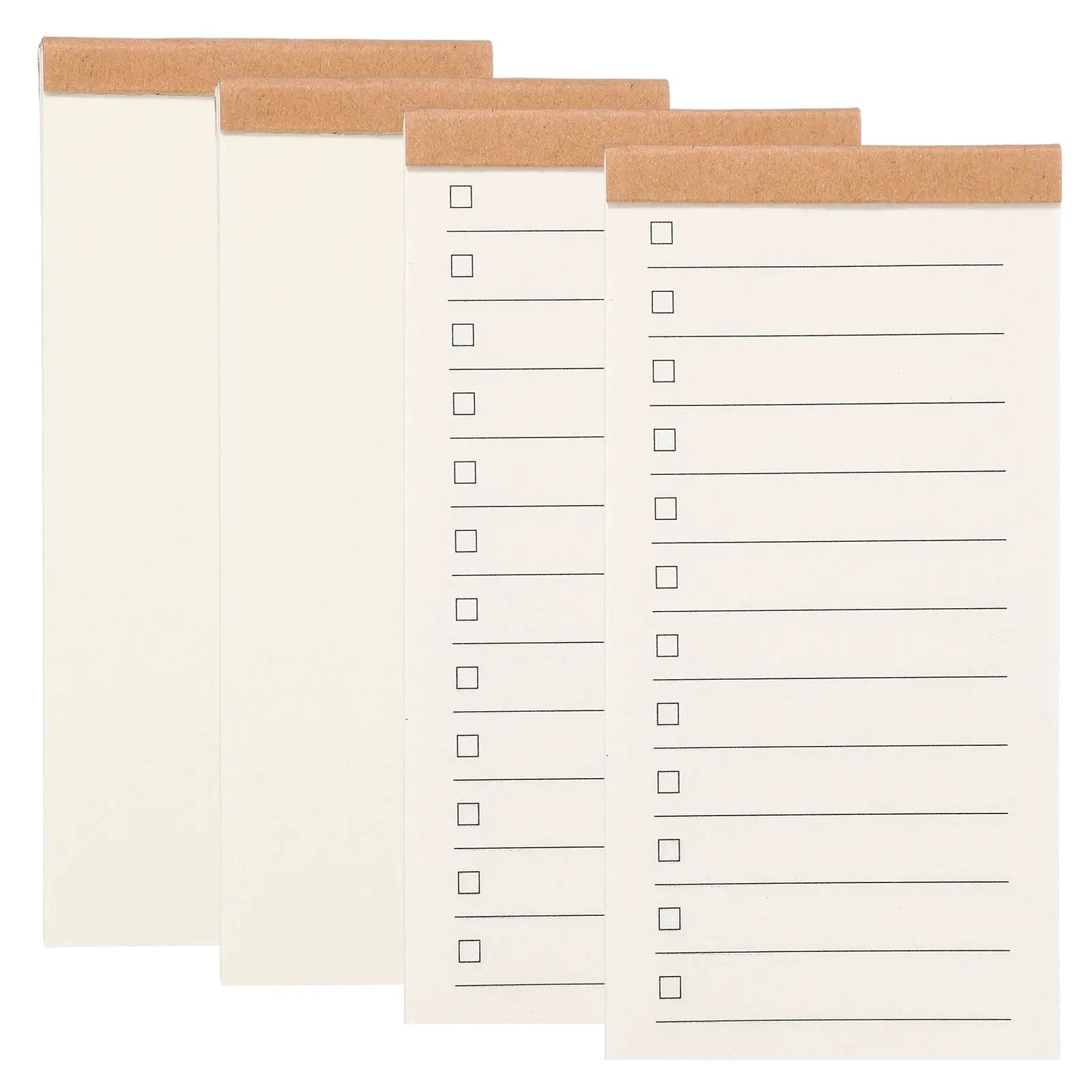 Simples Market cork-top pocket notepads, 4/8pcs, 50-sheet memo books for daily to-do planning
