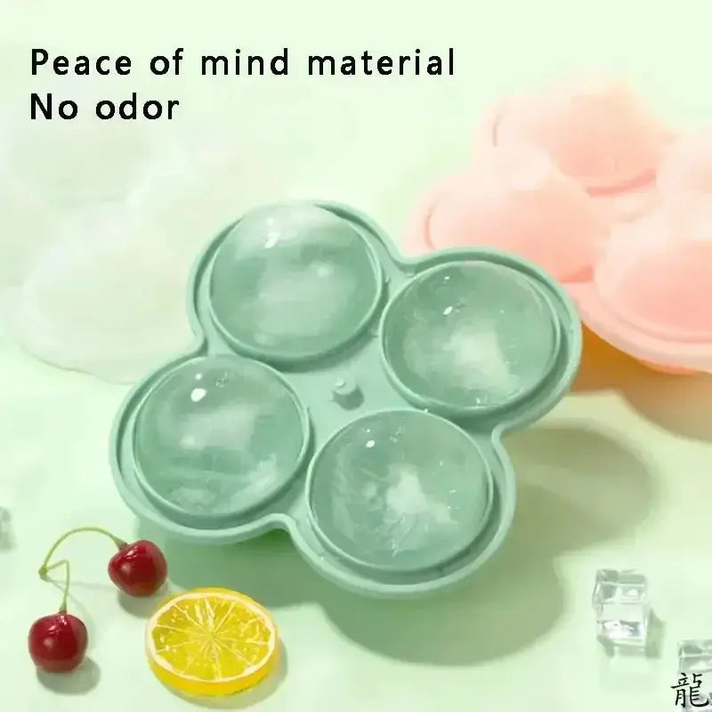 Large Silicone Ice Cube Tray 1pc Easy Release No Leakage for Whiskey Cocktails Juice and Parties