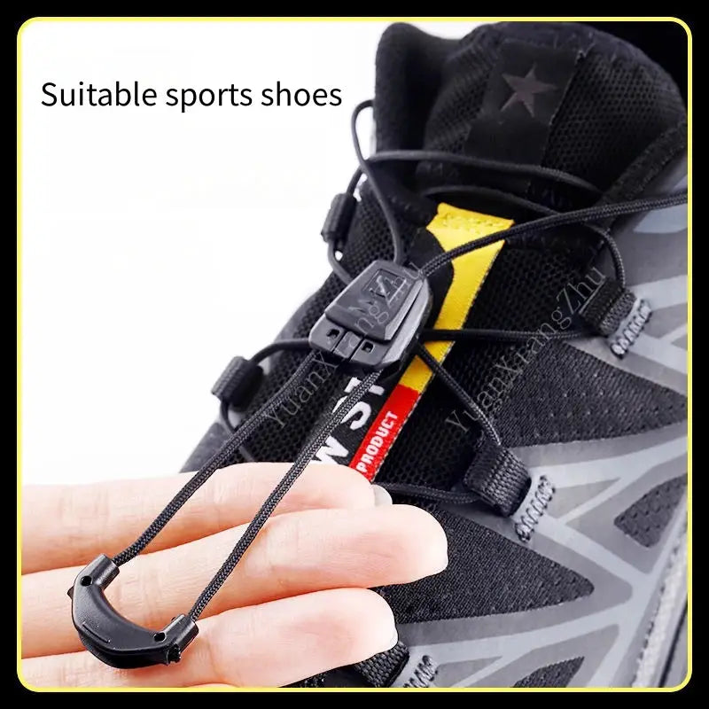 No Tie Round Elastic Tennis Shoe Laces For Adults And Kids Quality Running Sneakers Shoelaces Black White Accessories