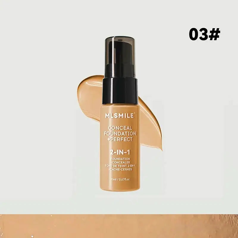 Oil Control Matte Foundation BB Cream Waterproof Full Coverage Concealer Liquid Base Professional Makeup