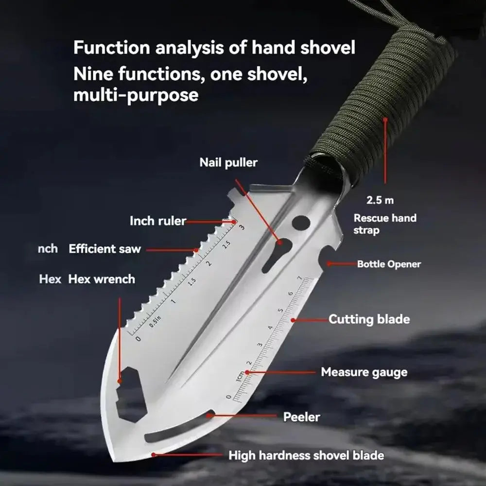 Simples Market stainless steel multifunction handheld shovel with ruler and bottle opener