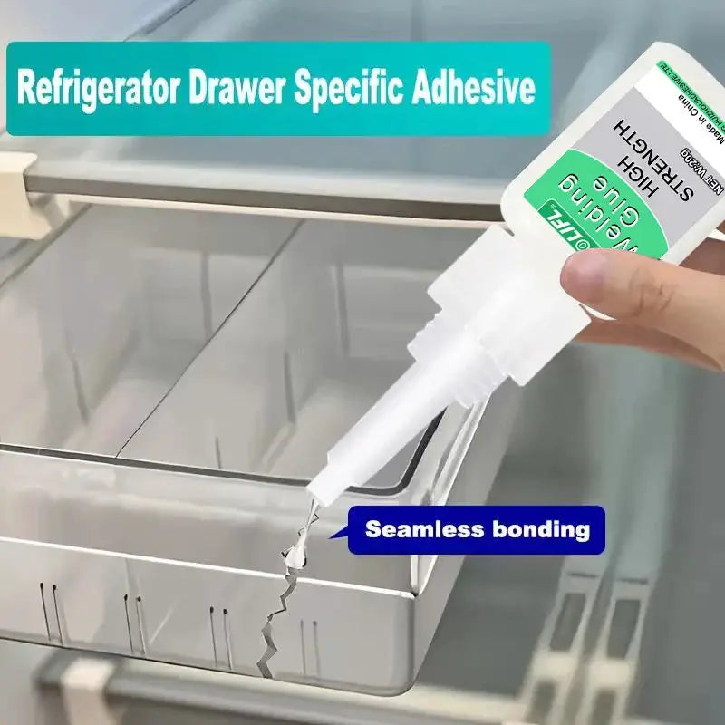 Transparent Refrigerator Glue for Low Temperature Sealing and Plastic Wood Bonding Super Glue for Refrigerator Seals