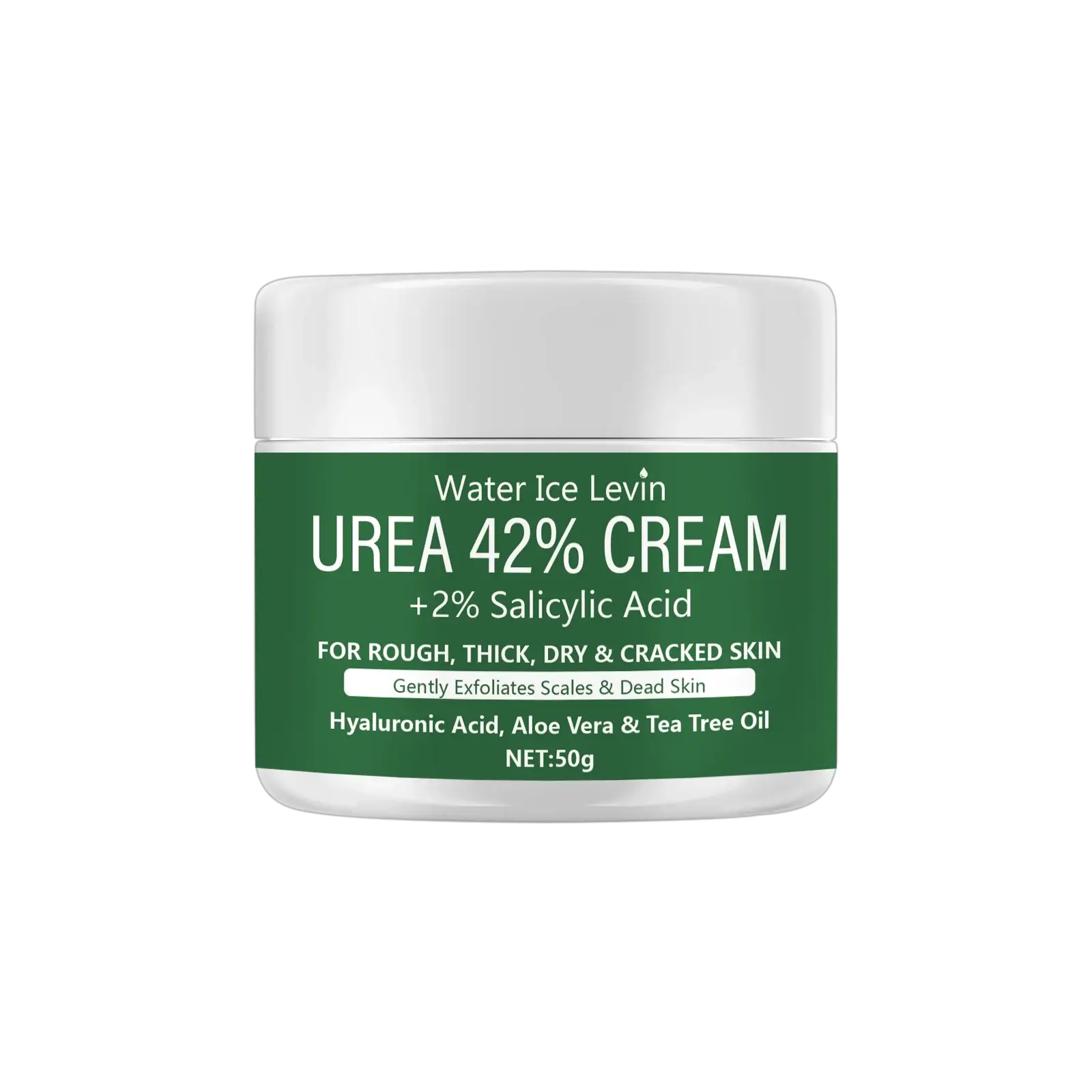 Simples Market Urea 42% Cream with 2% Salicylic Acid, green-labeled 50g jar for rough, dry skin