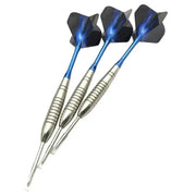 3 Pack 22g Torpedo Silver Darts With Blue Aluminum Rod And Aurora Wing Flights For Adult Training